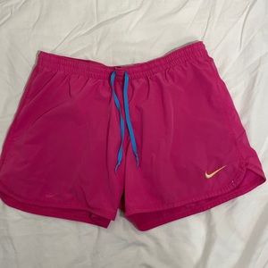 Pink Nike shorts